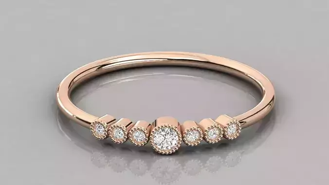 Women ring 3dm stl render detail