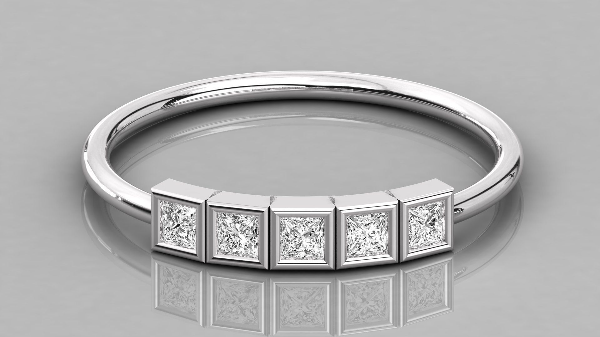 Women ring 3dm stl render detail 3D print model_7