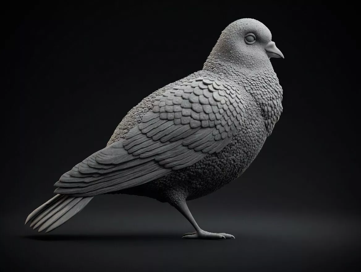 dove Pigeon 3D print model