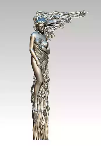 Girl Woman Venera statue pendant relife