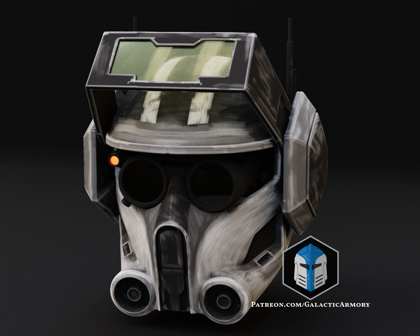 Bad Batch Tech Helmet 3D print model_1