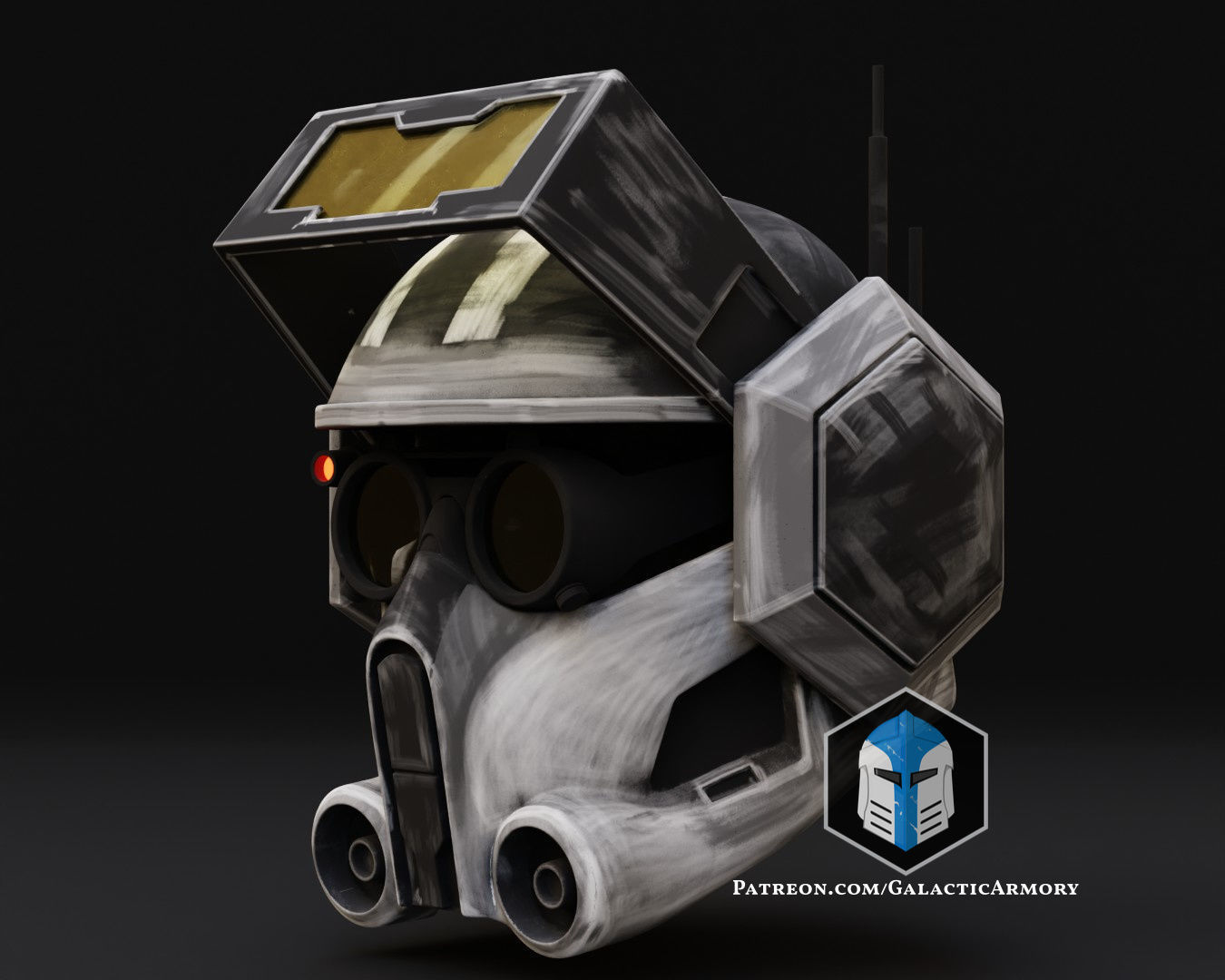 Bad Batch Tech Helmet 3D print model_8