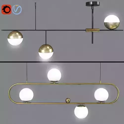 Multiple Ceiling Light Collection