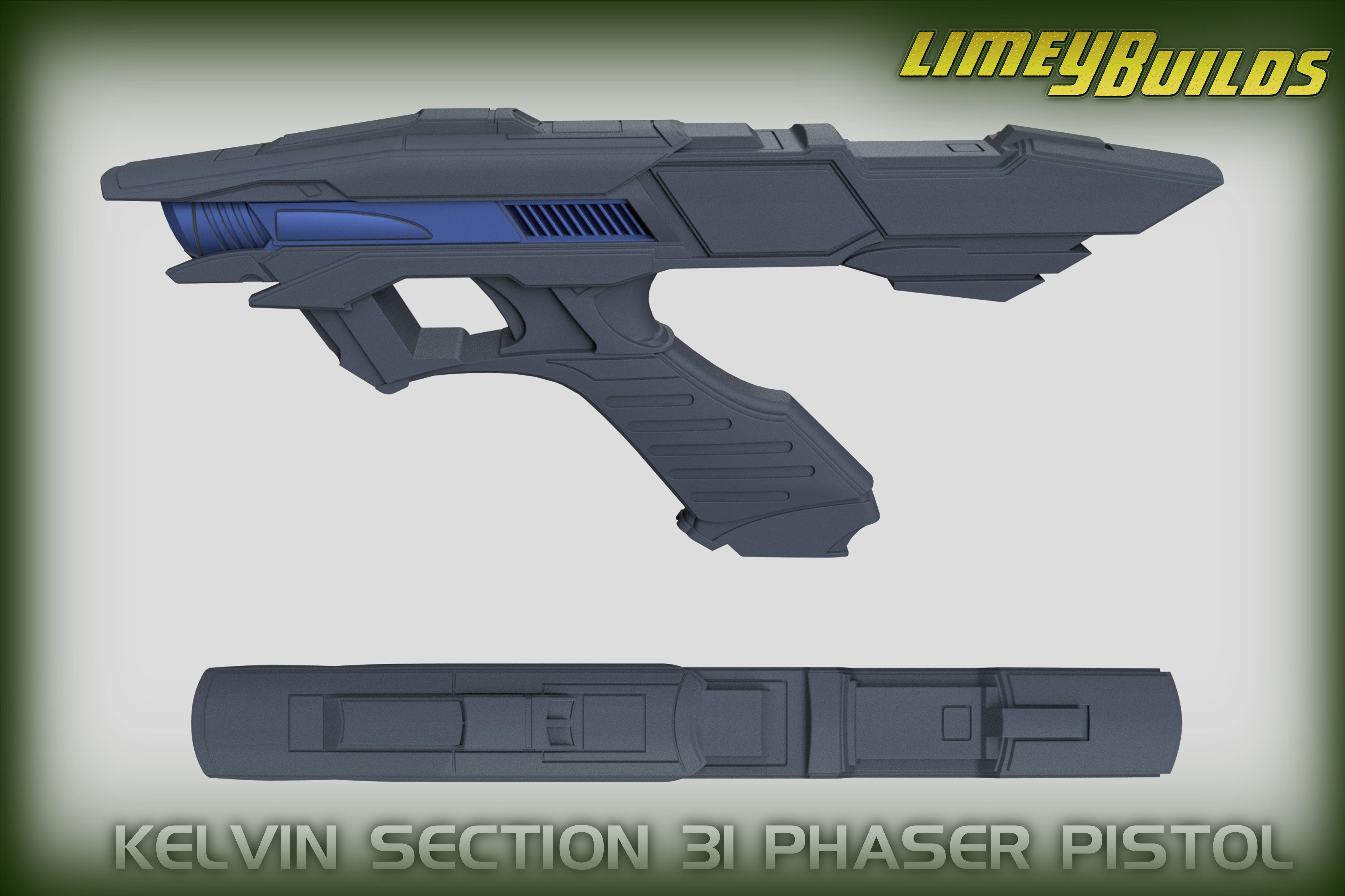 Kelvin Section 31 Phaser Pistol 3D print model_1