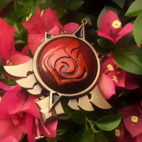 Amber Amulet Pyro - Genshin Impact 3D print model