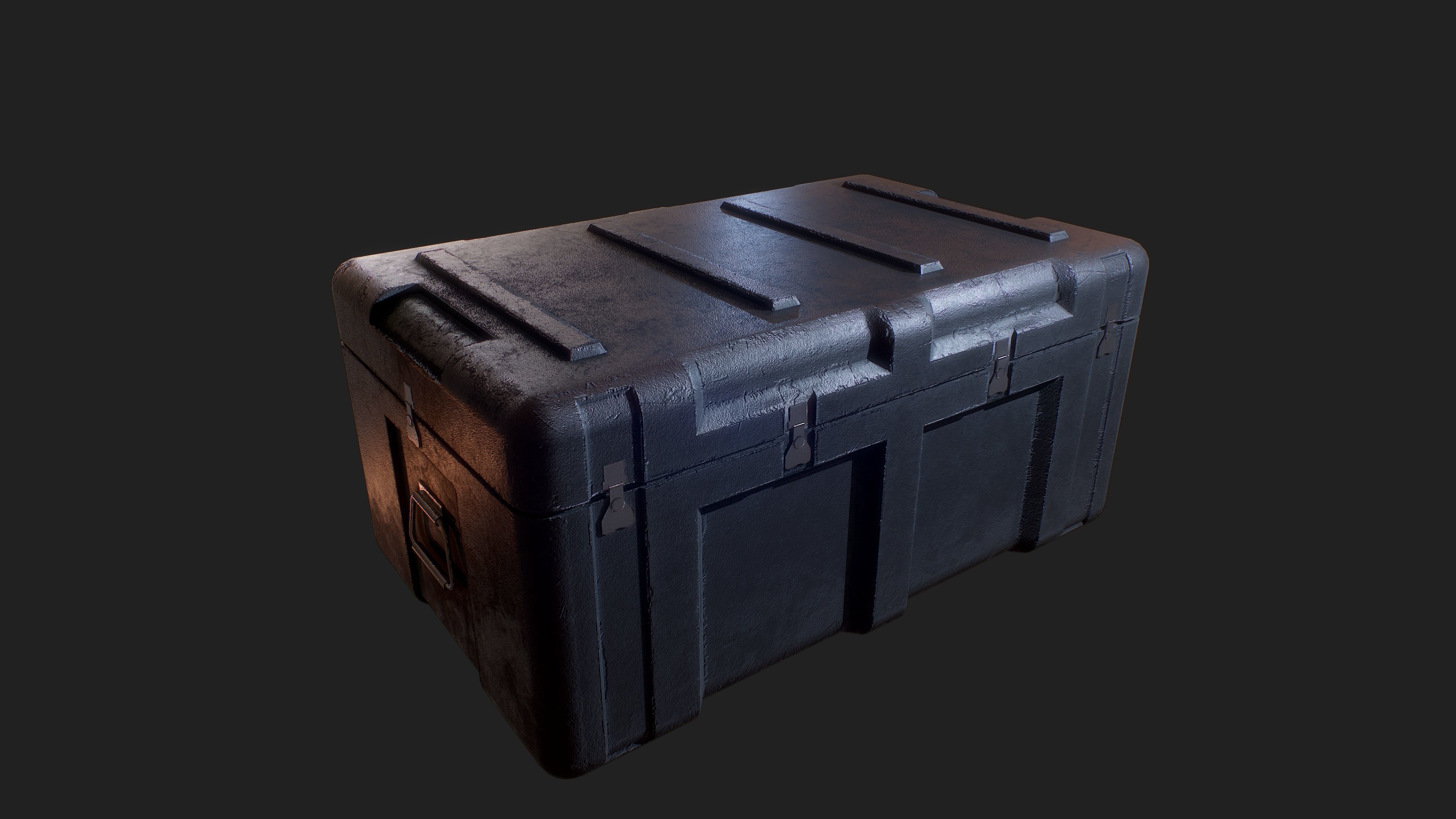Military Crates Collection PBR Low-poly 3D model_26