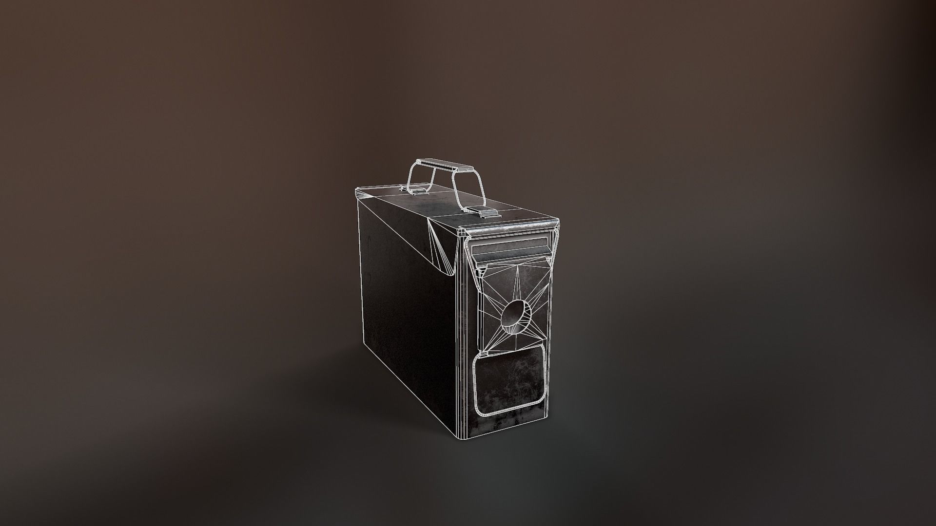 Military Crates Collection PBR Low-poly 3D model_44