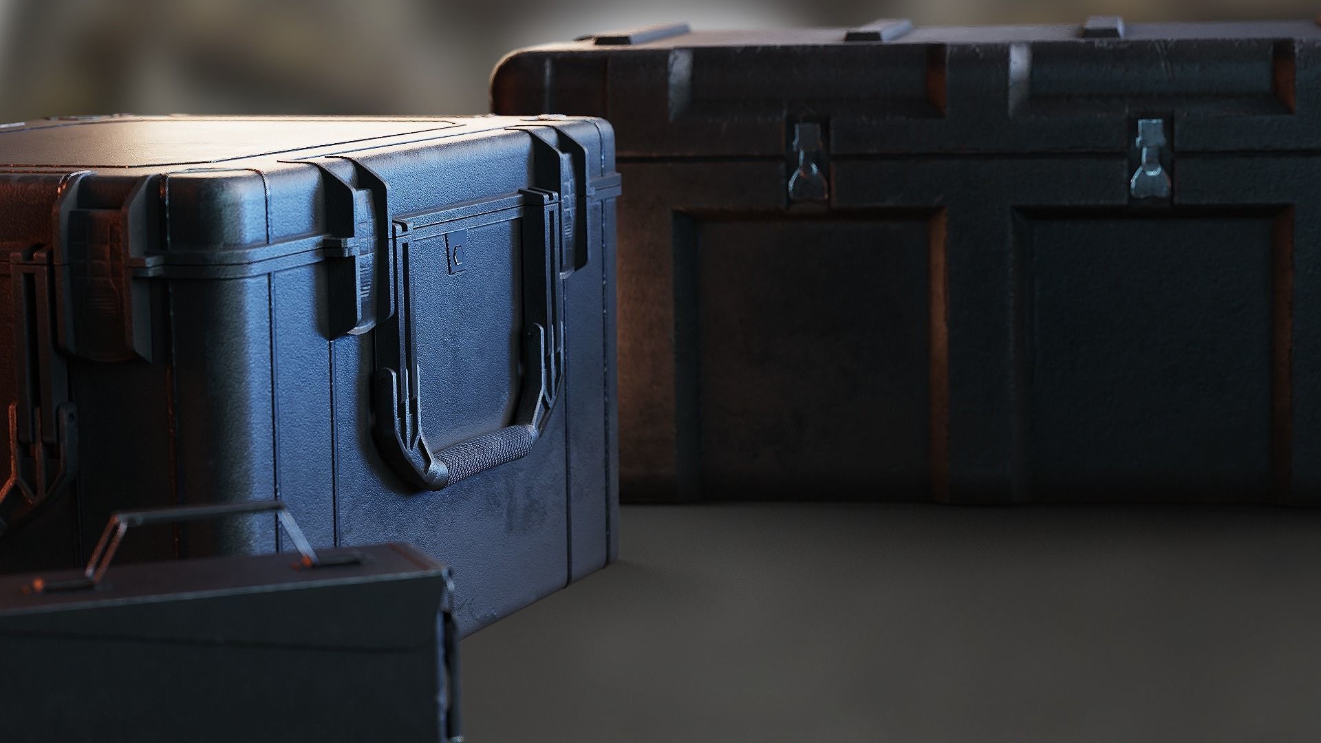 Military Crates Collection PBR Low-poly 3D model_5