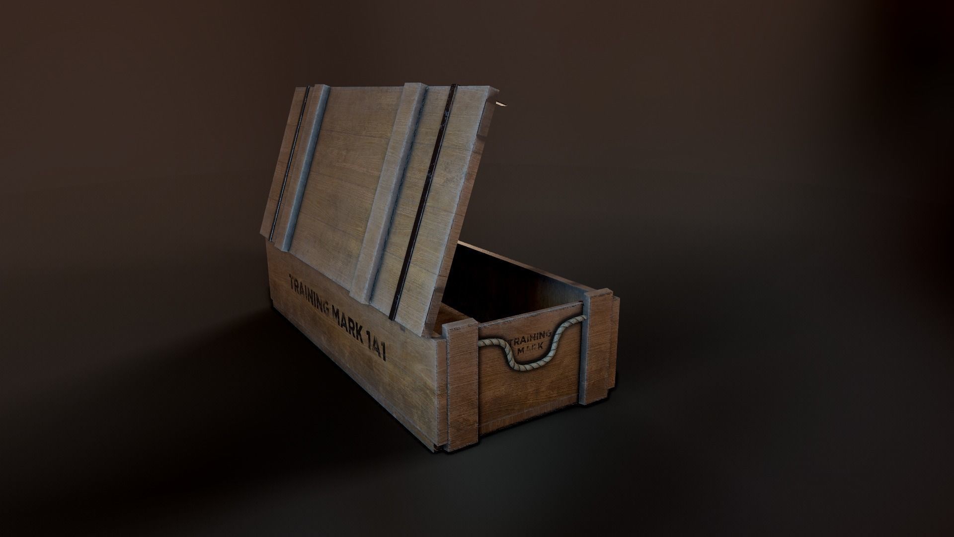 Military Crates Collection PBR Low-poly 3D model_55