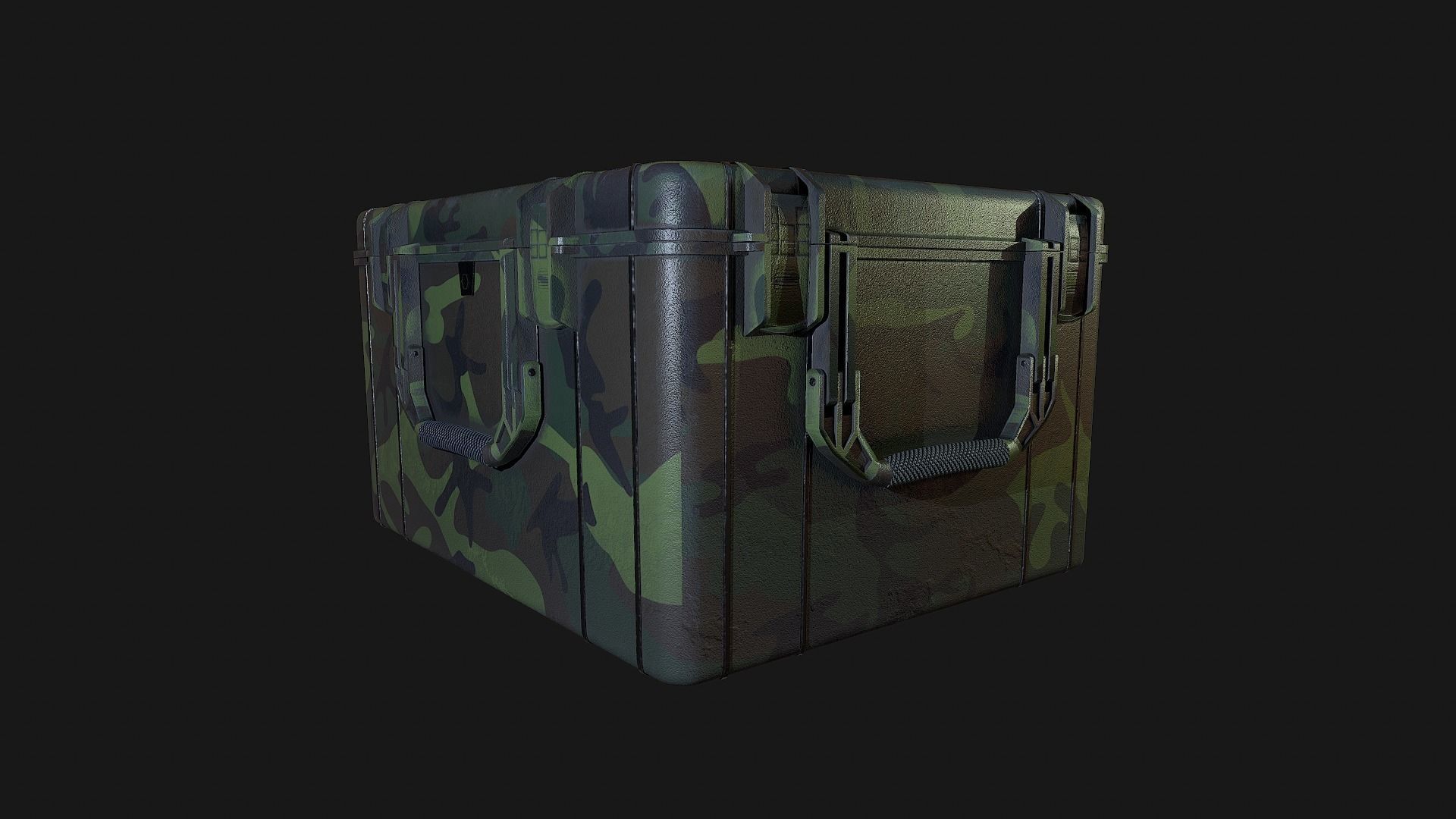 Military Crates Collection PBR Low-poly 3D model_23