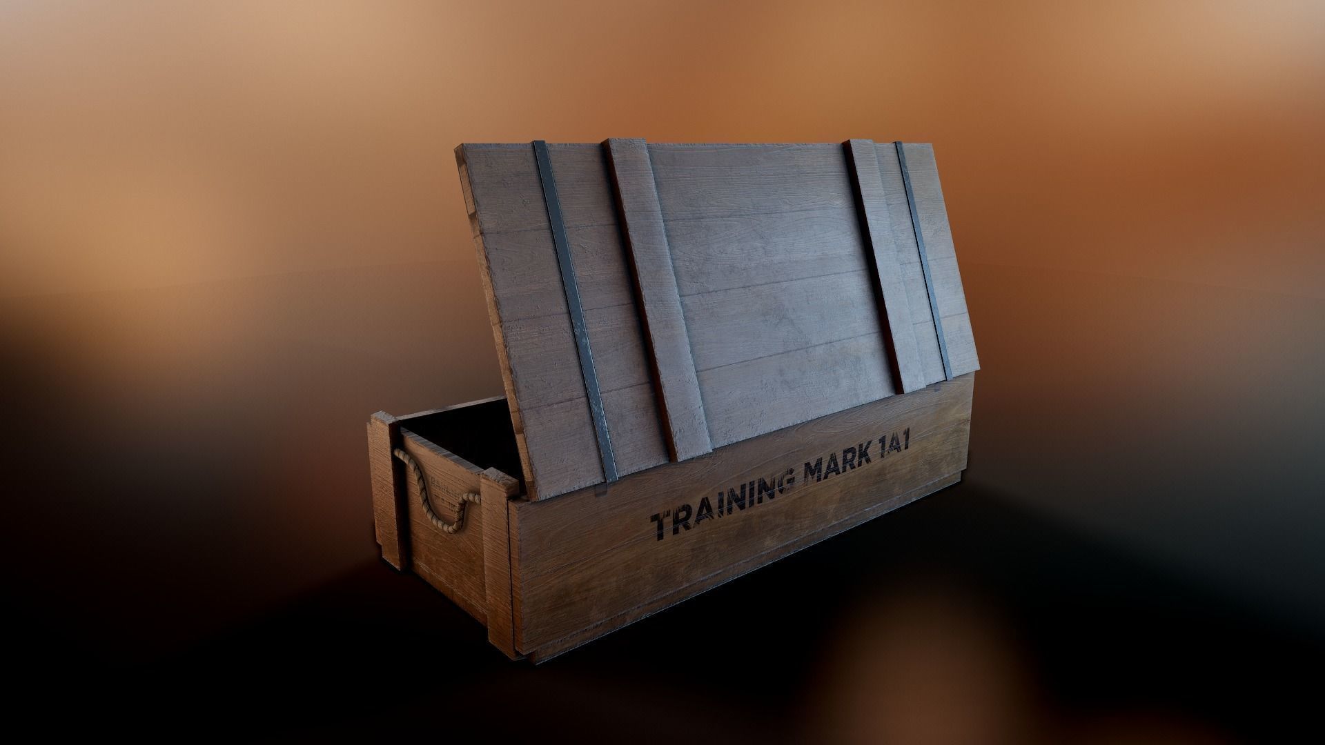 Military Crates Collection PBR Low-poly 3D model_52