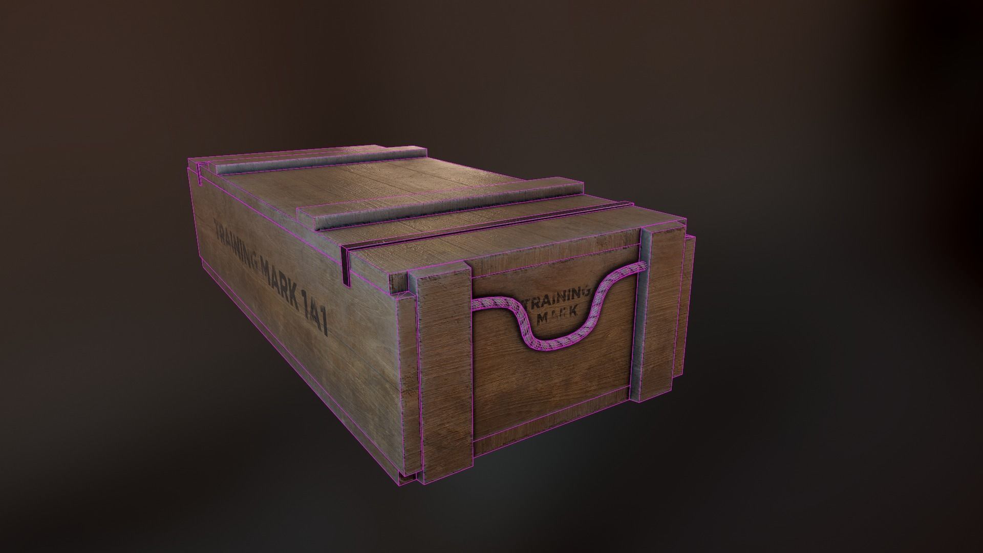 Military Crates Collection PBR Low-poly 3D model_57