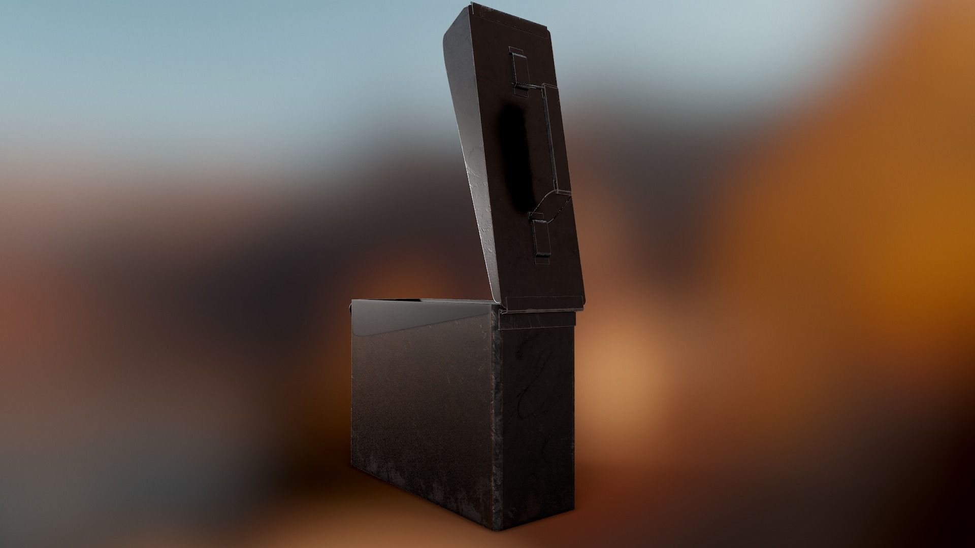 Military Crates Collection PBR Low-poly 3D model_43