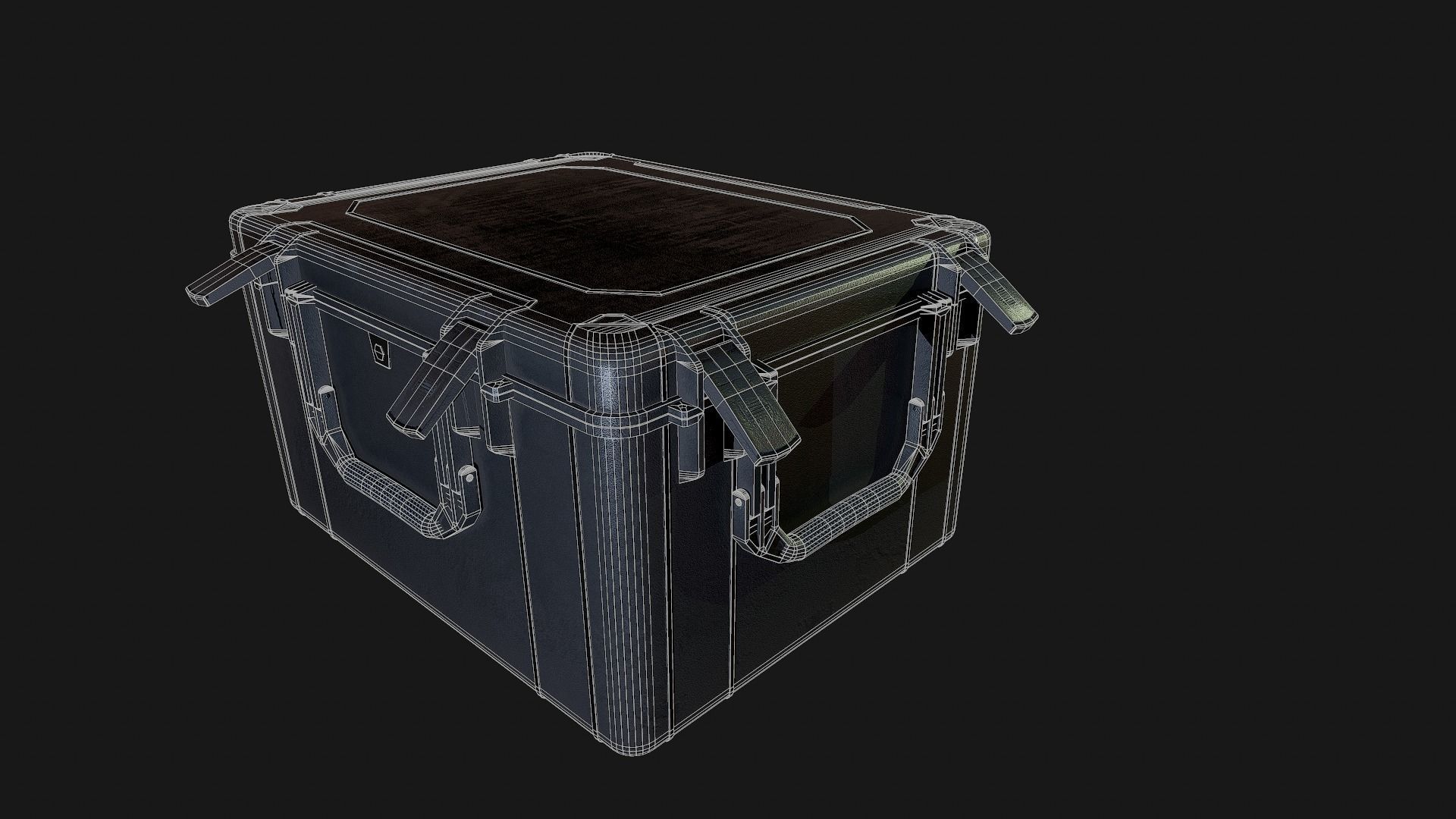 Military Crates Collection PBR Low-poly 3D model_22