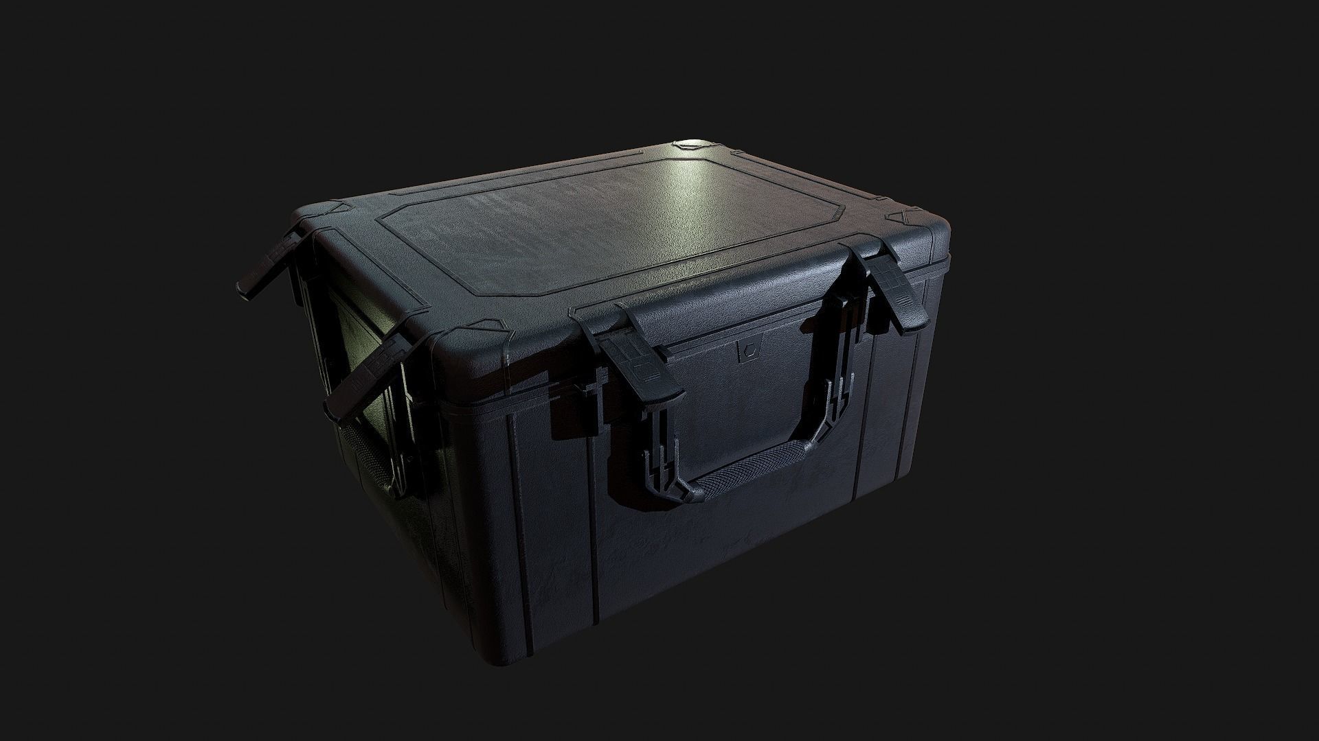 Military Crates Collection PBR Low-poly 3D model_19