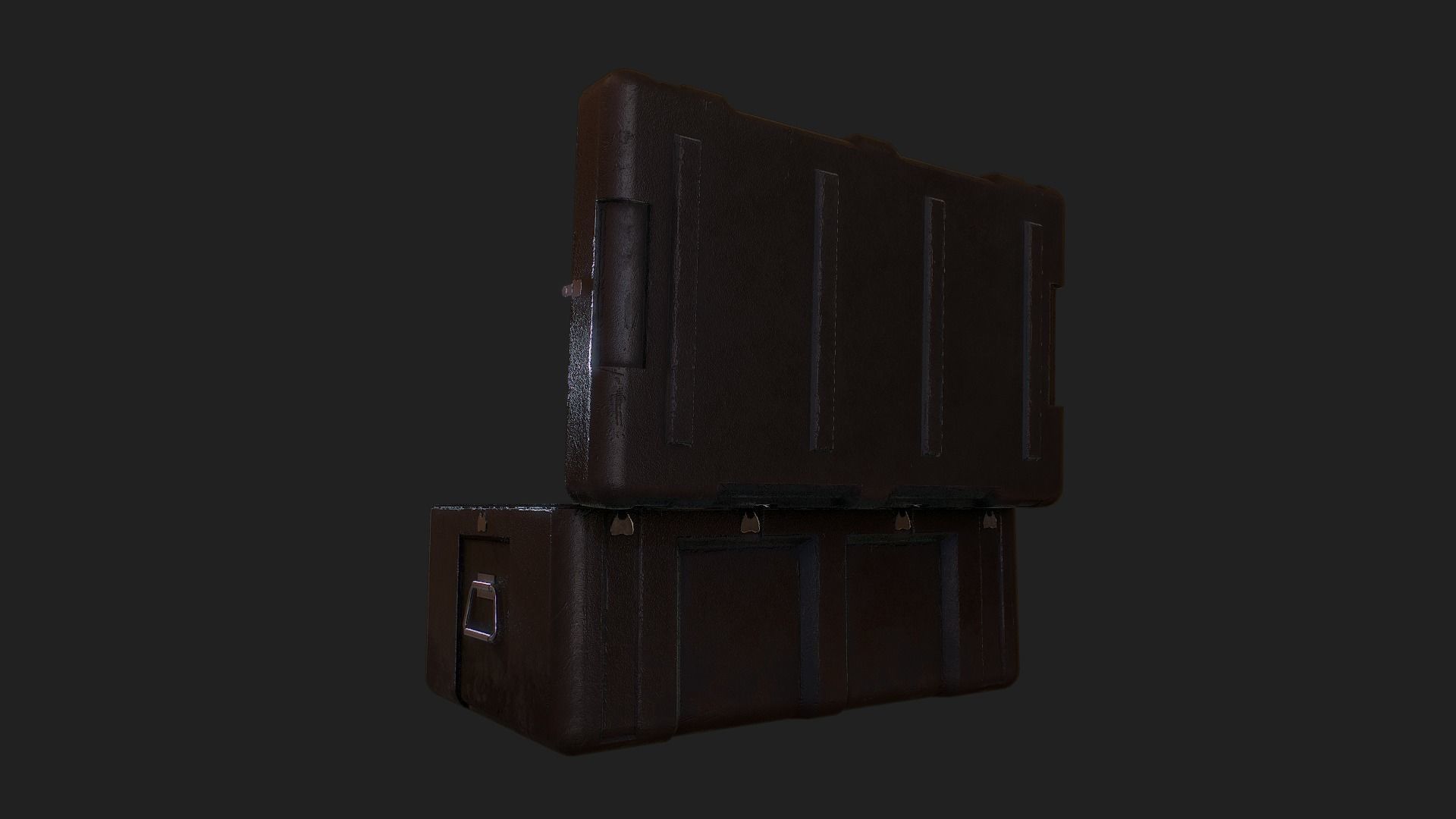 Military Crates Collection PBR Low-poly 3D model_34