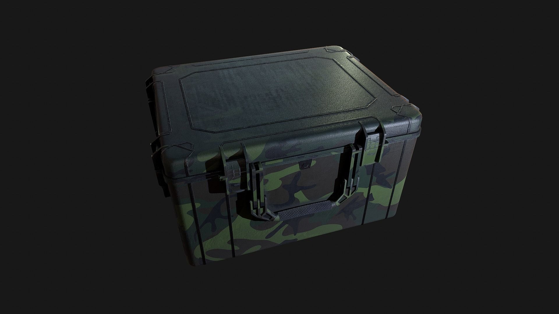 Military Crates Collection PBR Low-poly 3D model_24