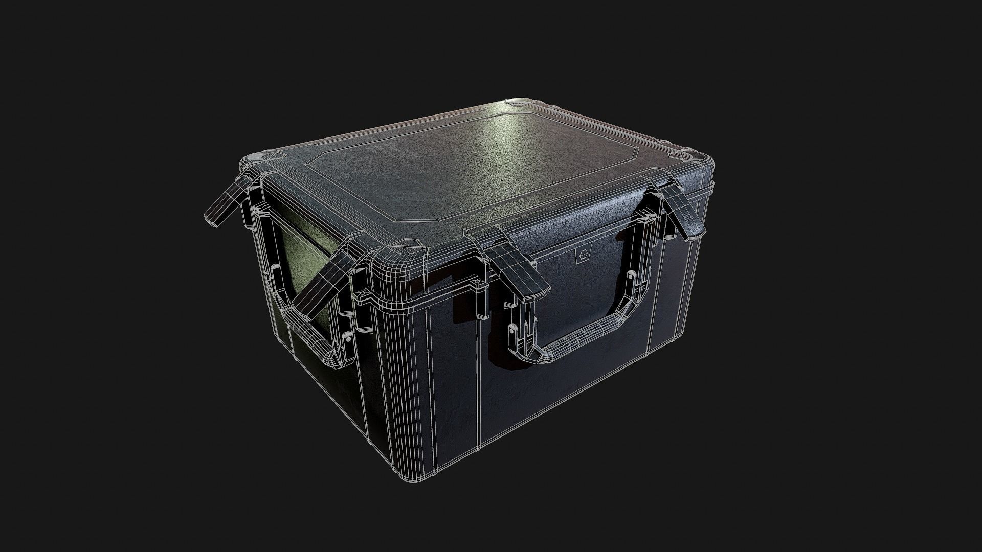 Military Crates Collection PBR Low-poly 3D model_21