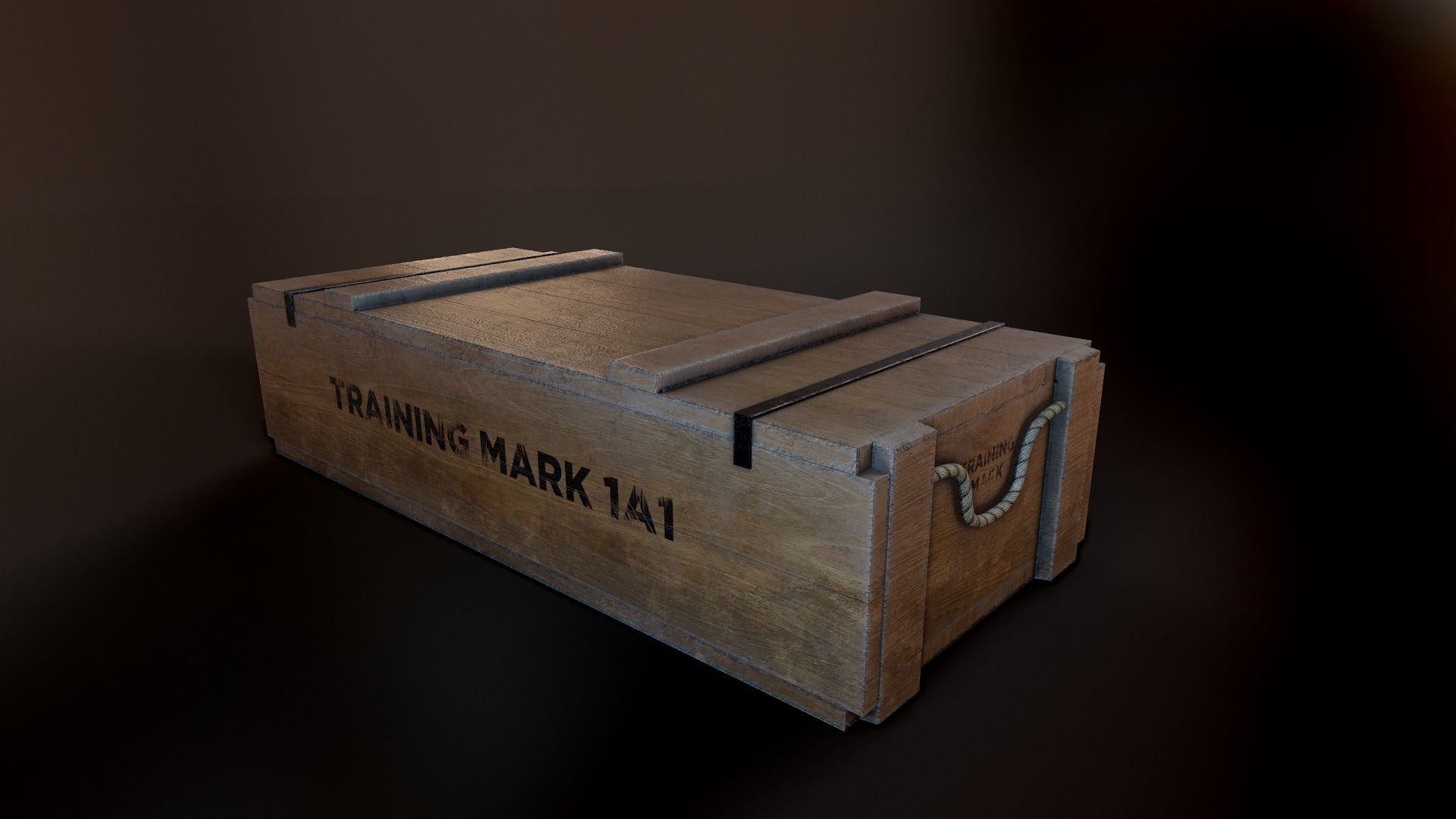 Military Crates Collection PBR Low-poly 3D model_48