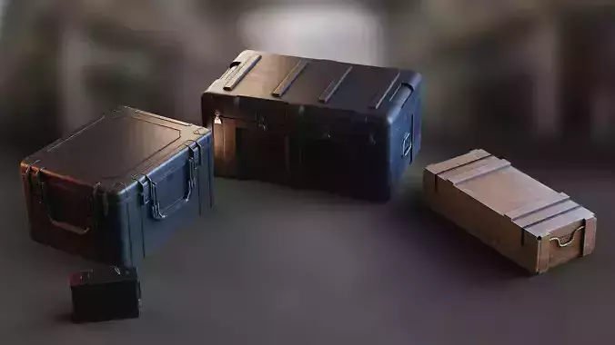 Military Crates Collection PBR