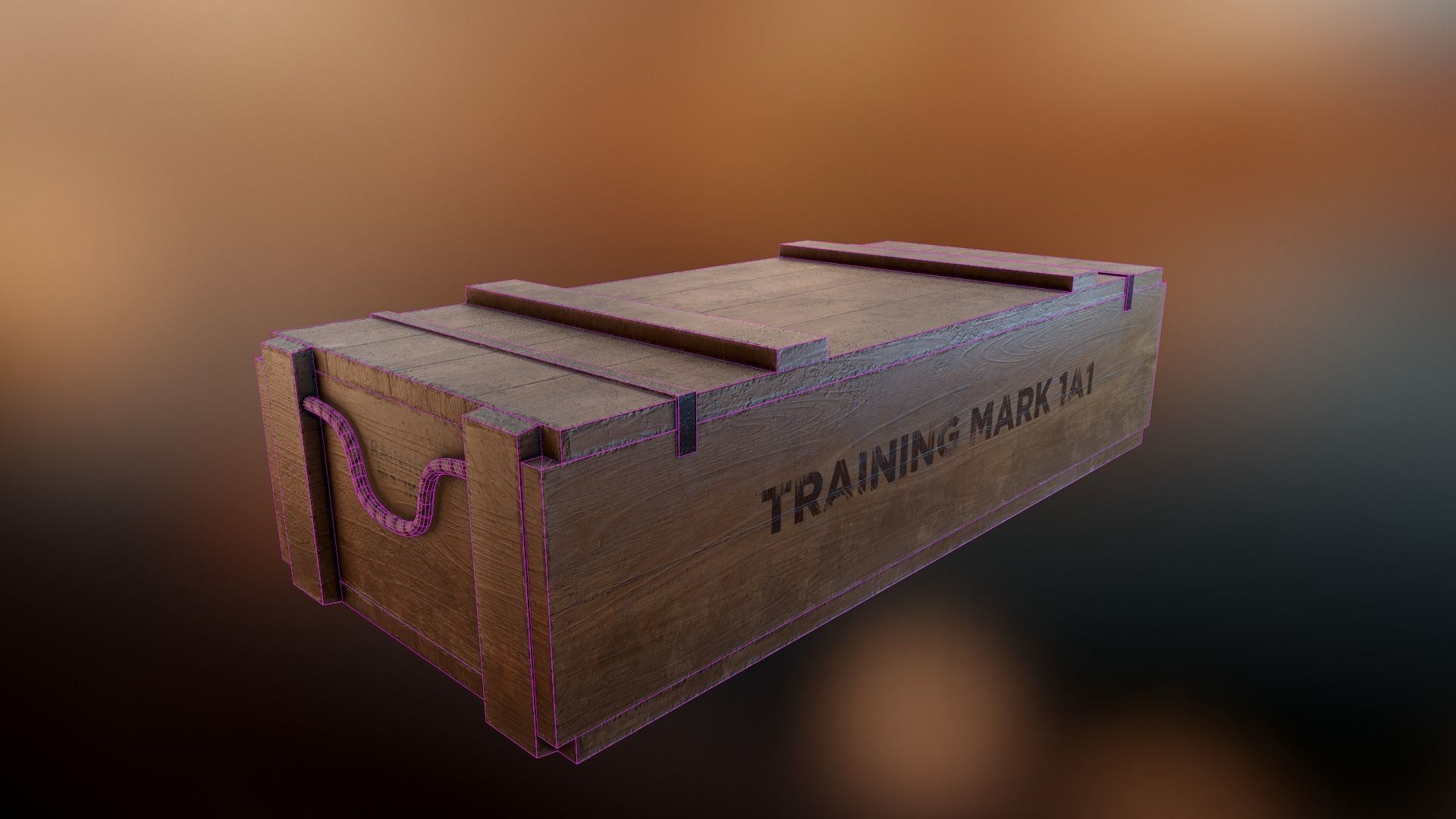 Military Crates Collection PBR Low-poly 3D model_56