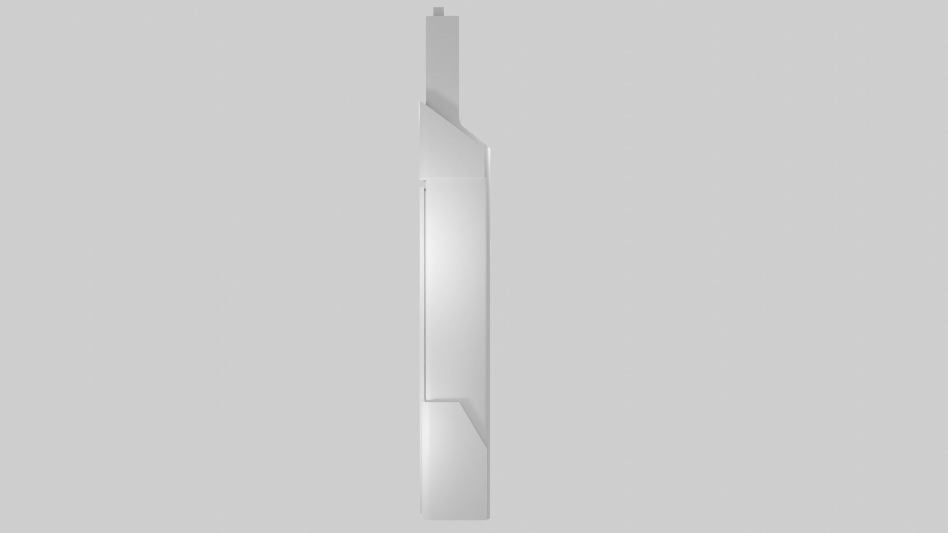 City Skyscraper - Futuristic Concept Low-poly 3D model_2