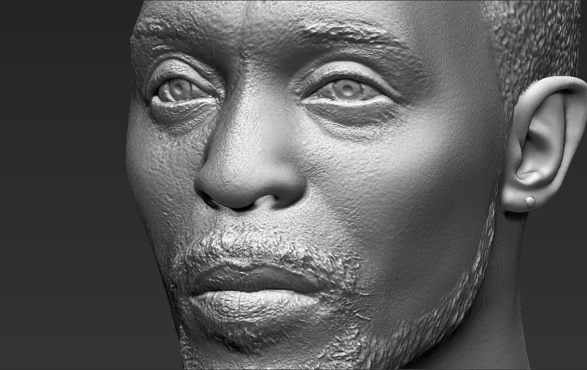 Omar Little from The Wire bust 3D printing ready stl obj formats 3D print model_22