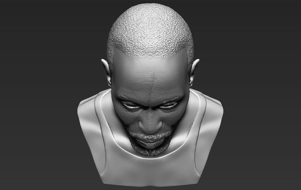 Omar Little from The Wire bust 3D printing ready stl obj formats 3D print model_19