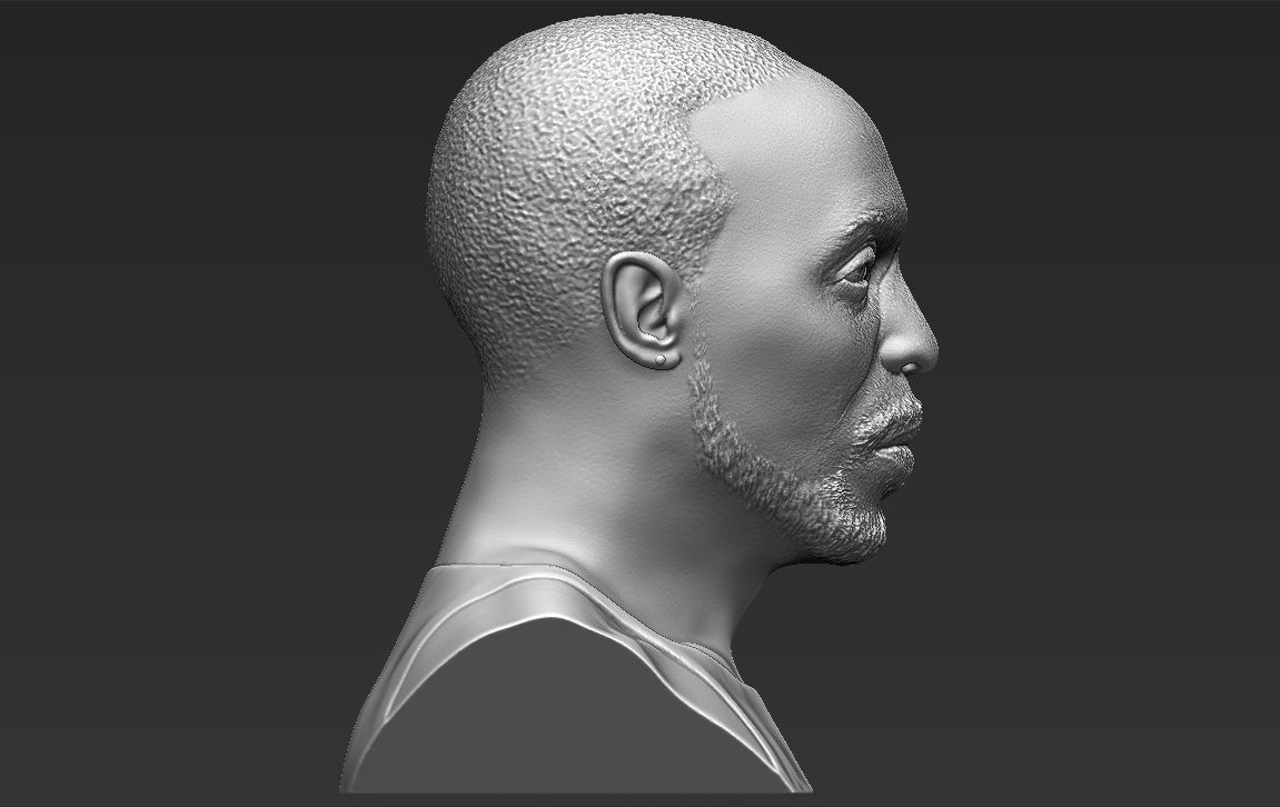 Omar Little from The Wire bust 3D printing ready stl obj formats 3D print model_13