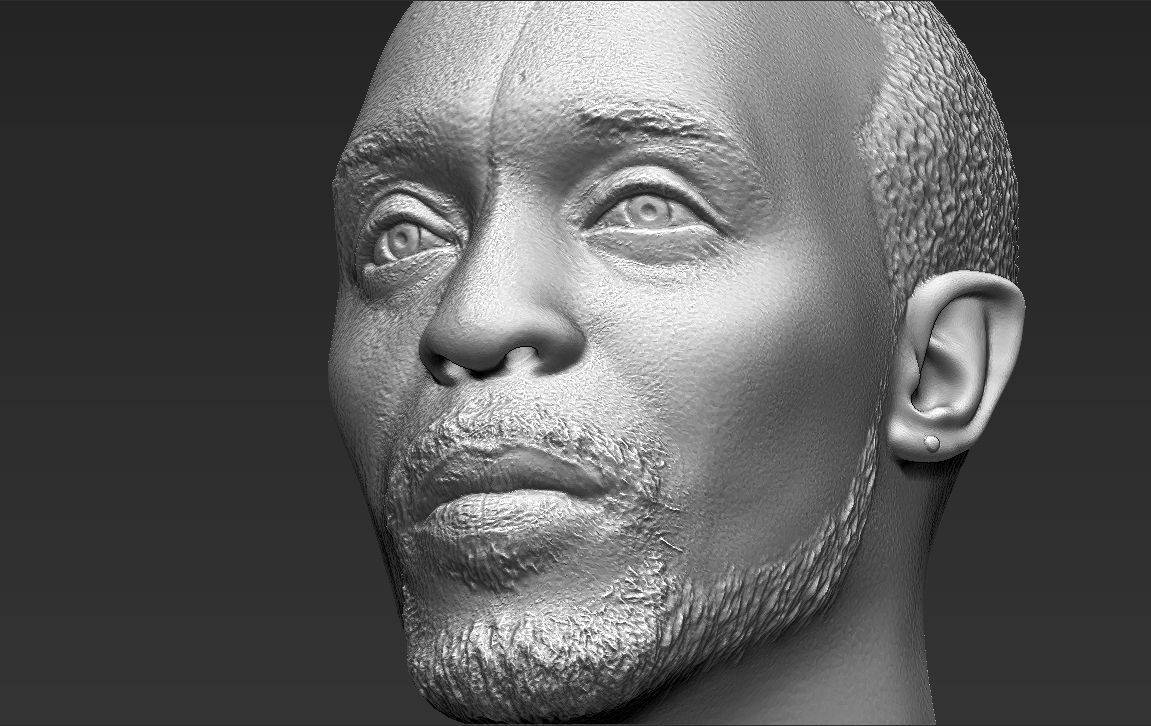 Omar Little from The Wire bust 3D printing ready stl obj formats 3D print model_23