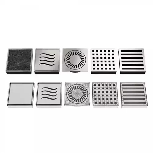 Shower Traps Kit 1 3D model