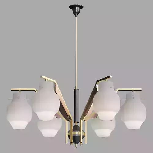 Stilnovo Style Chandelier