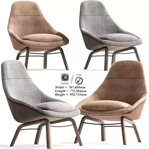 Field Modern Lounge Chair And Armchair