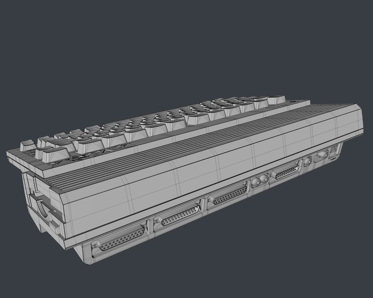 Amiga 600 3D model_11