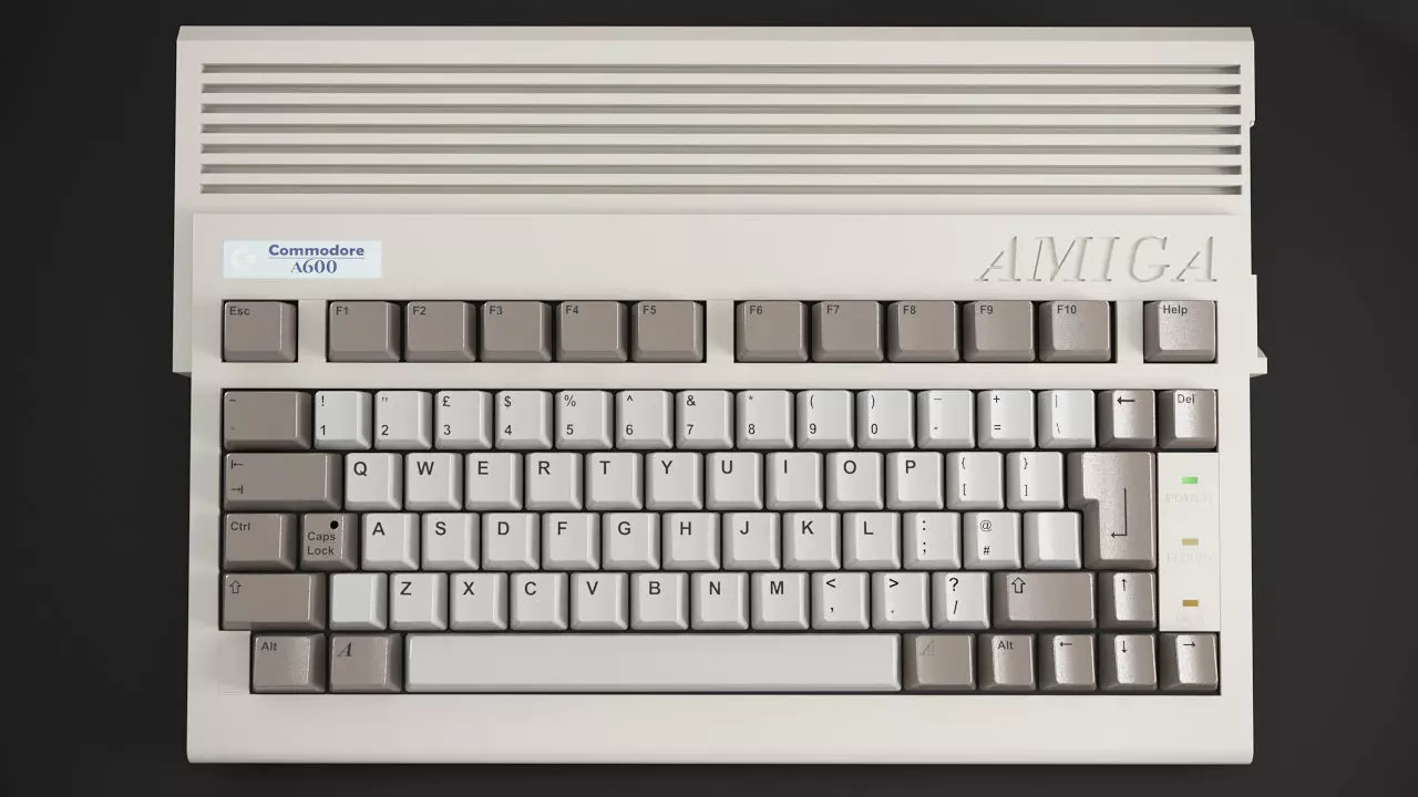 Amiga 600 3D model_0