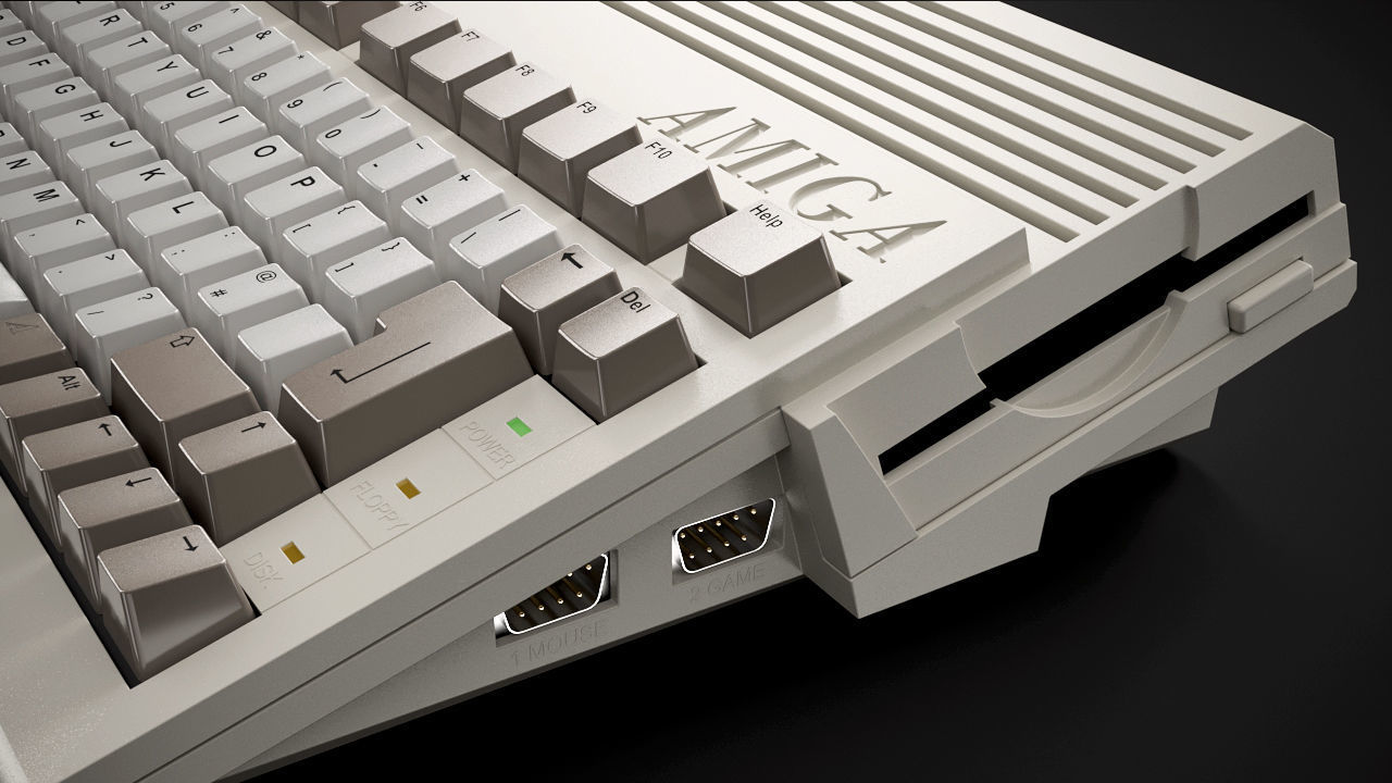 Amiga 600 3D model_7