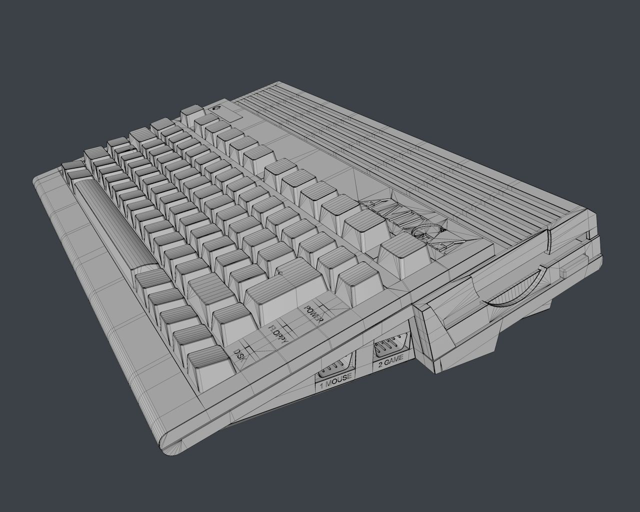 Amiga 600 3D model_10