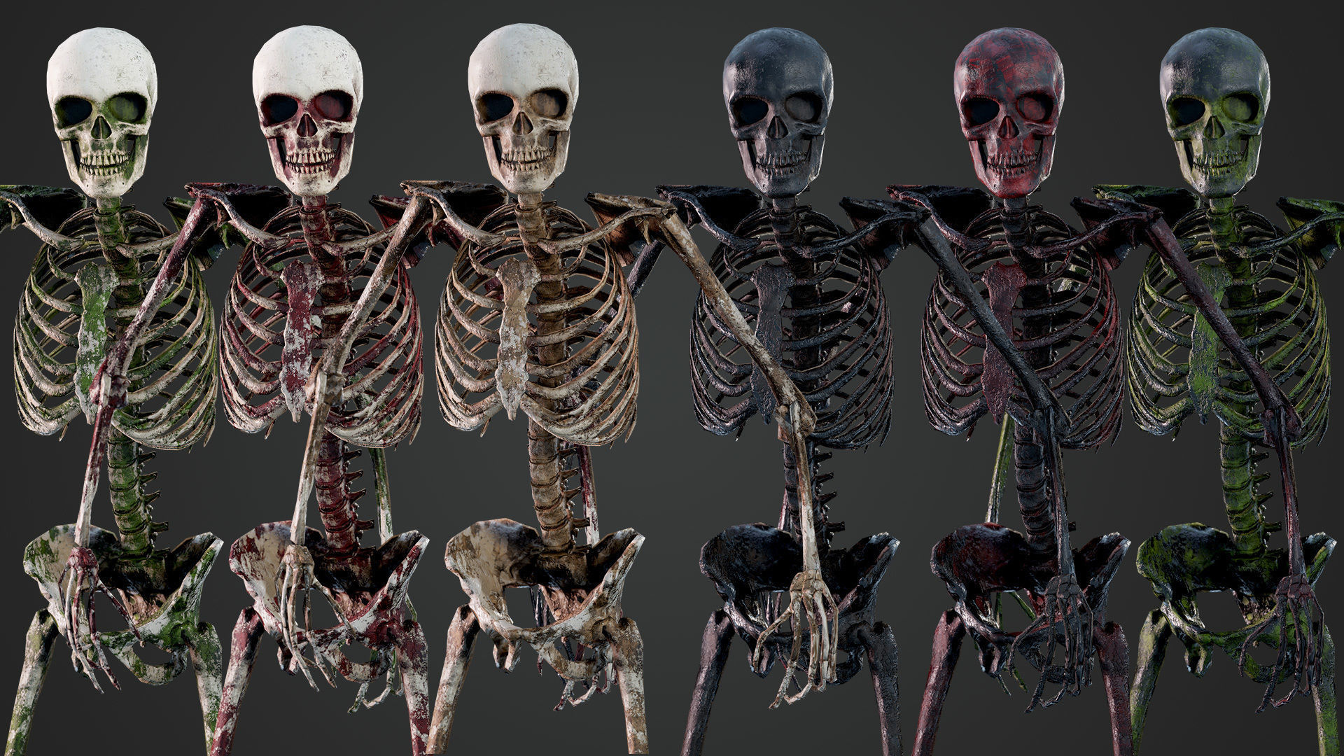 Skeleton Mage - Game Ready Low-poly 3D model_6