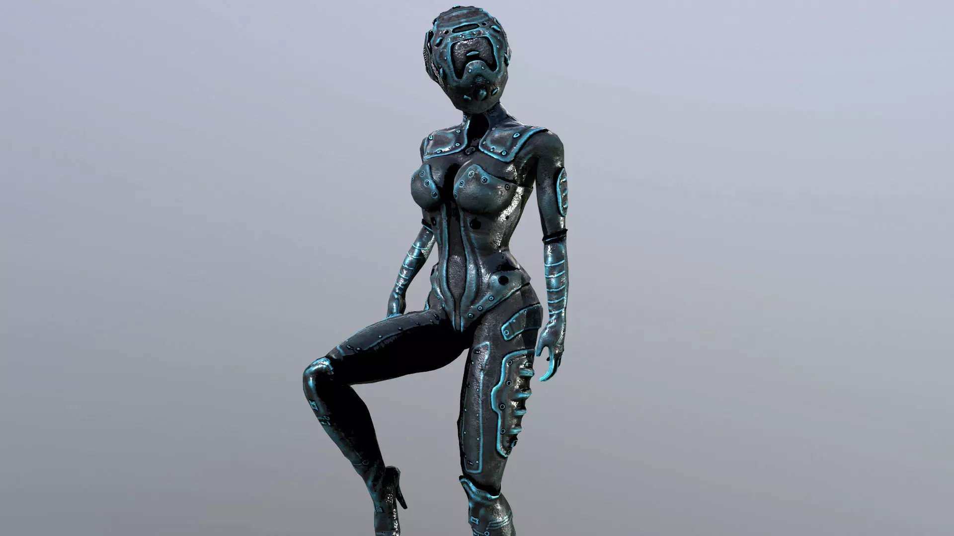 SciFi Arlin Low-poly 3D model_0