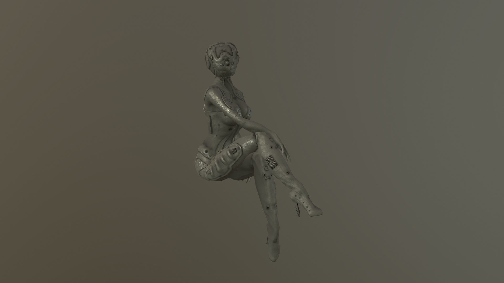 SciFi Arlin Low-poly 3D model_8