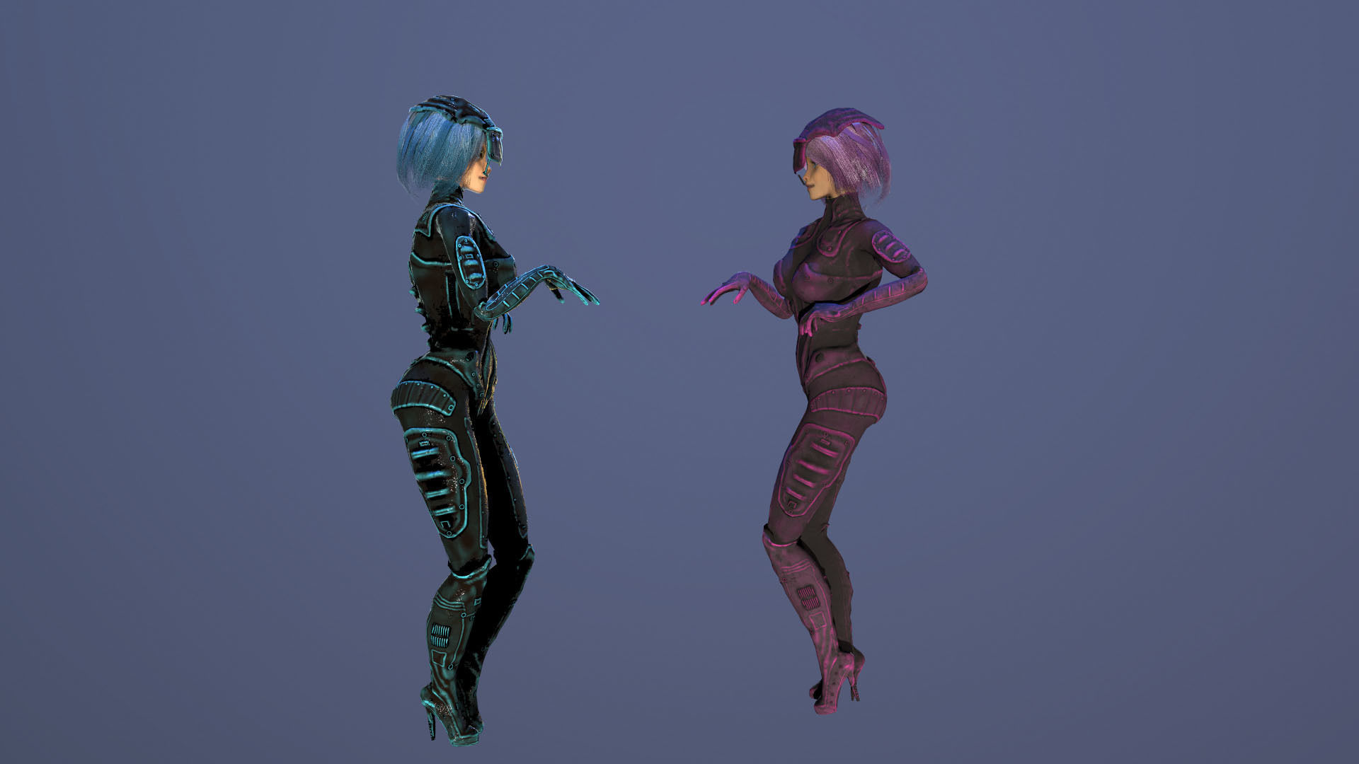 SciFi Arlin Low-poly 3D model_3