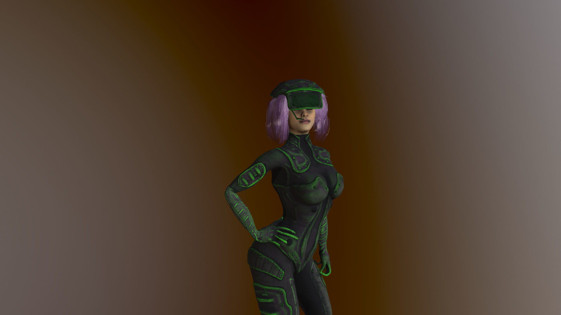 SciFi Arlin Low-poly 3D model_7