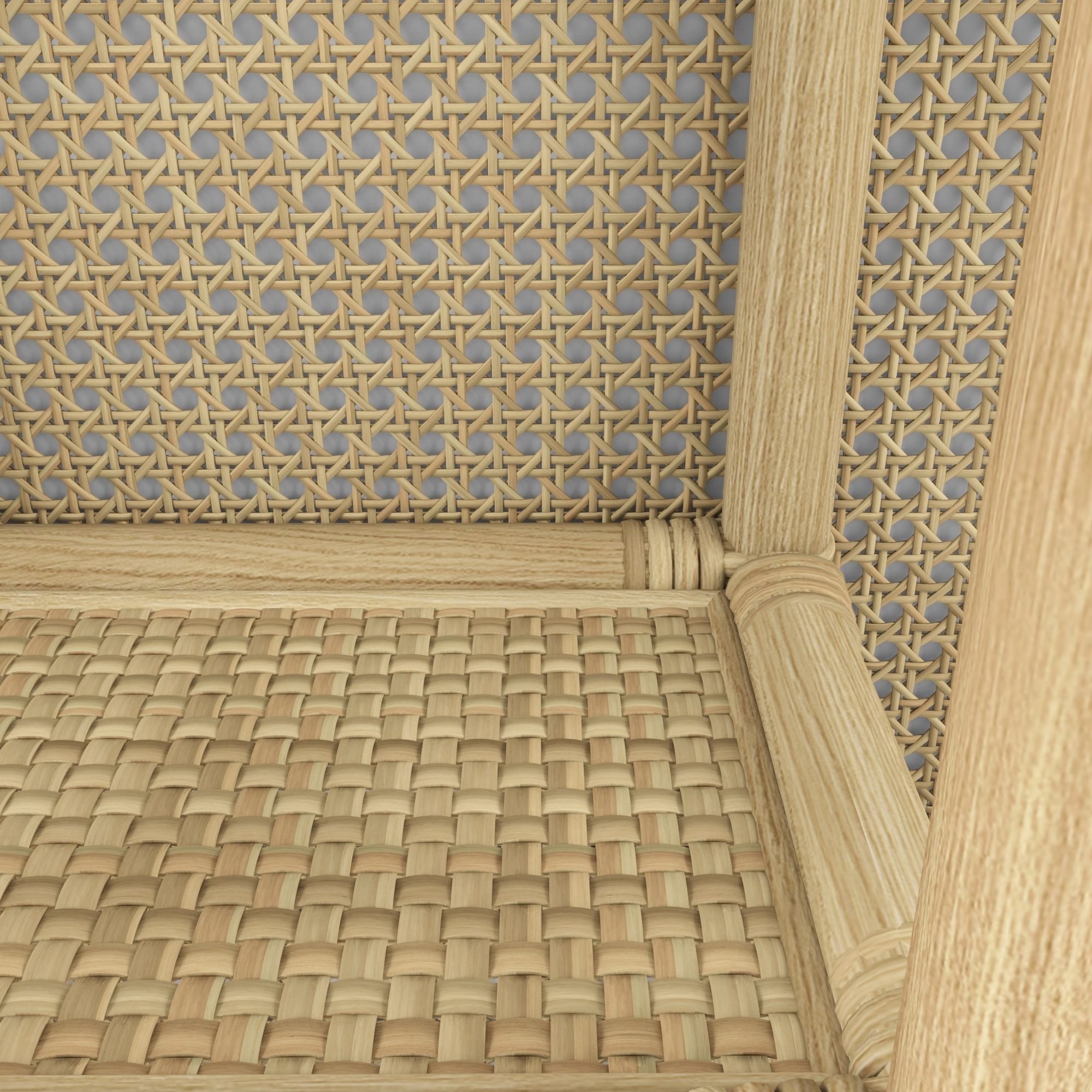 Latitude Wall Shelf Natural 3D model_6