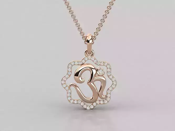 Religious pendant 3dm stl render detail 3D print model