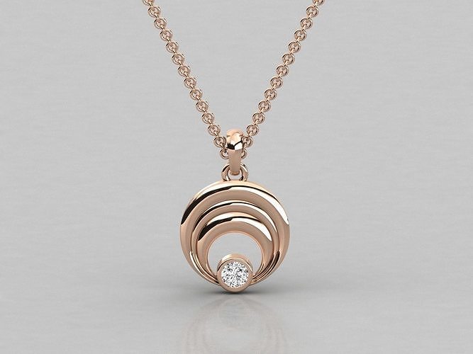 Women Religious Spiritual pendant 3dm stl render detail 3D print model