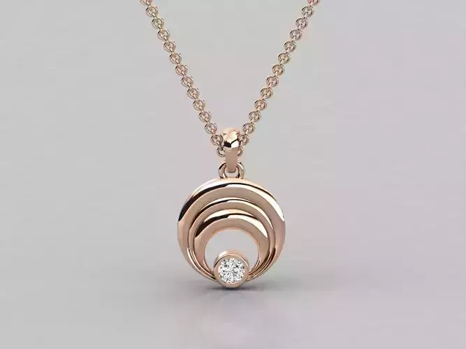 Women Religious Spiritual pendant 3dm stl render detail 3D print model