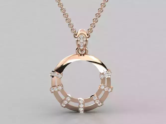 Women pendant 3dm stl render detail 3D print model