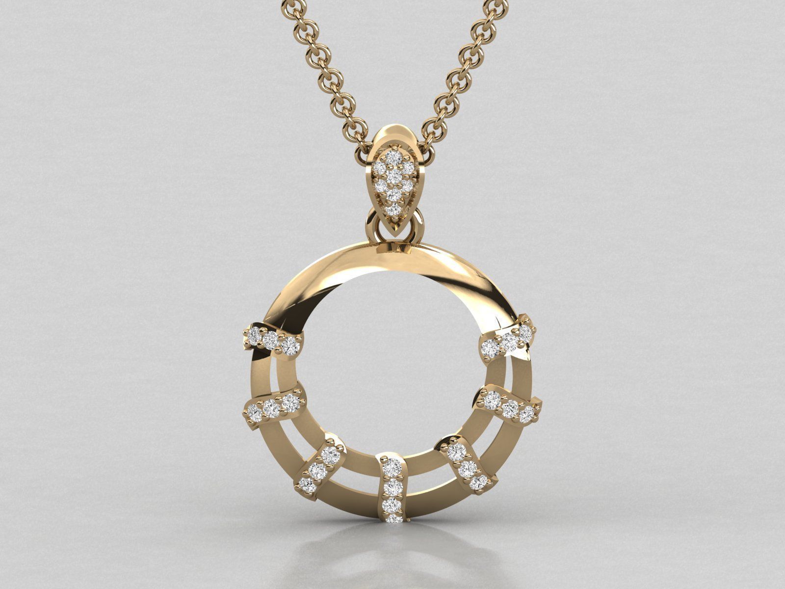 Women pendant 3dm stl render detail 3D print model_9