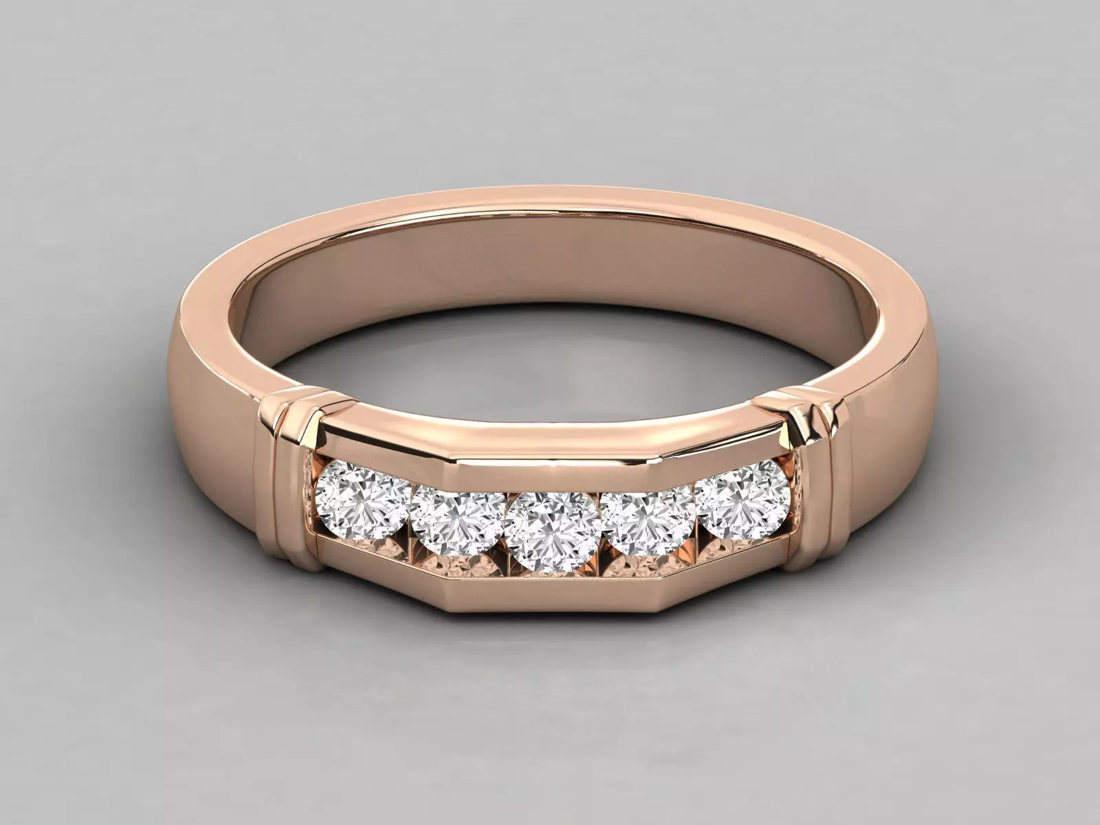 Women solitaire ring 3dm stl render detail 3D print model