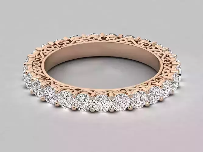 Women ring 3dm stl render detail  3D print model